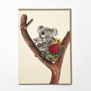 Greeting Card - Koala Cuddle